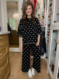 Perfectly Spotted Set in Black