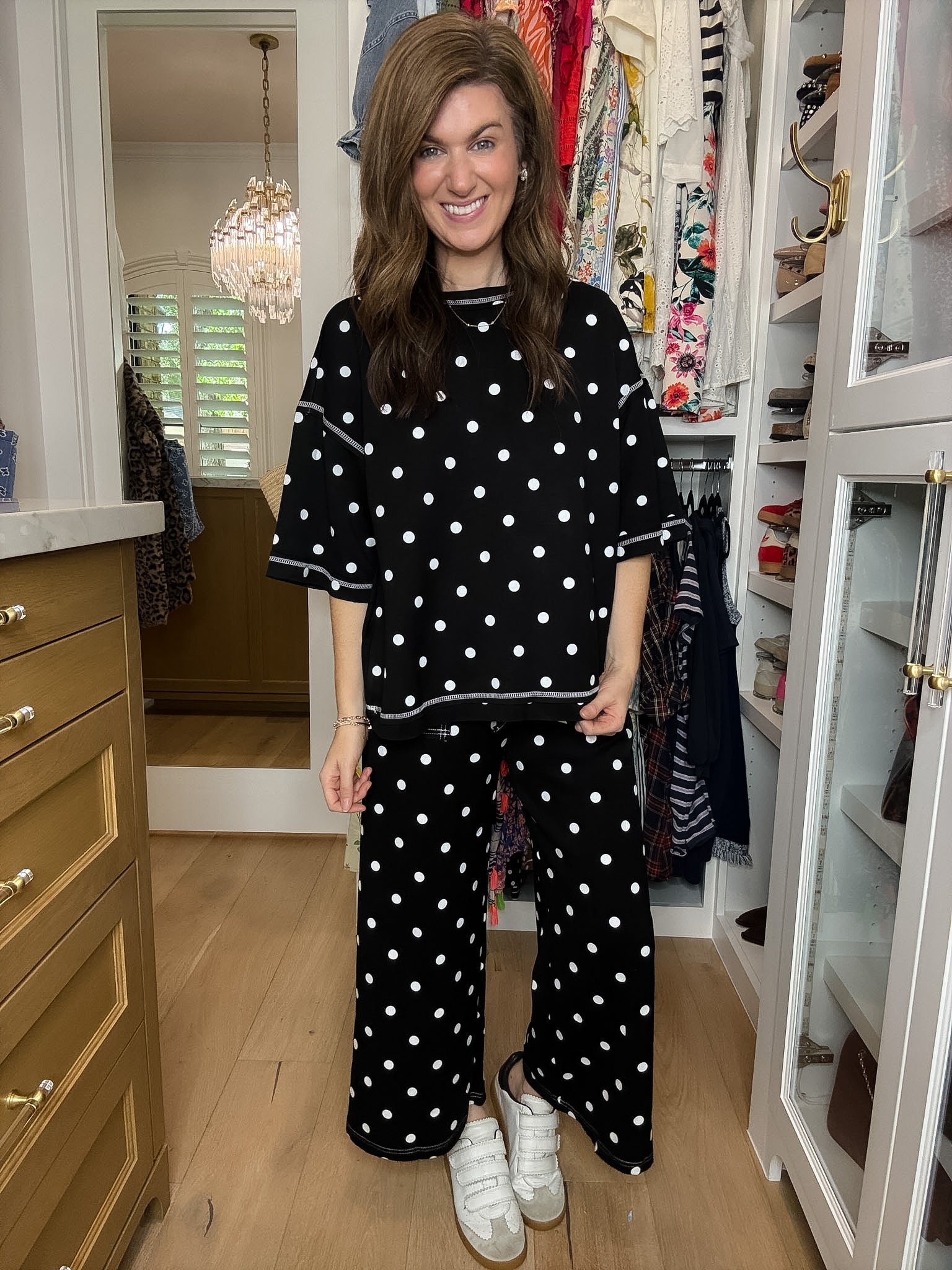Perfectly Spotted Set in Black
