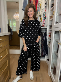 Perfectly Spotted Set in Black