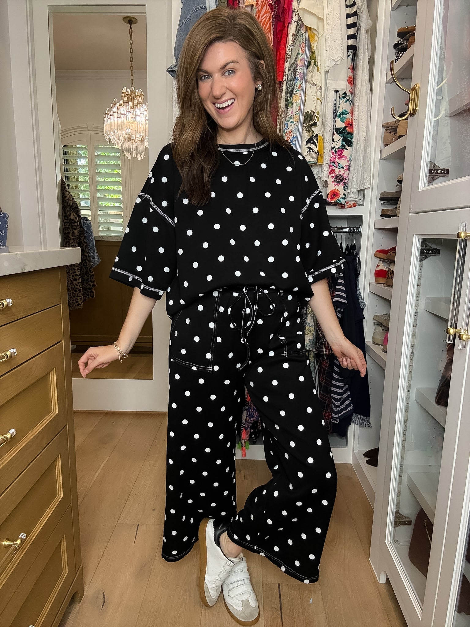 Perfectly Spotted Set in Black
