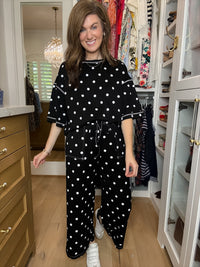 Perfectly Spotted Set in Black