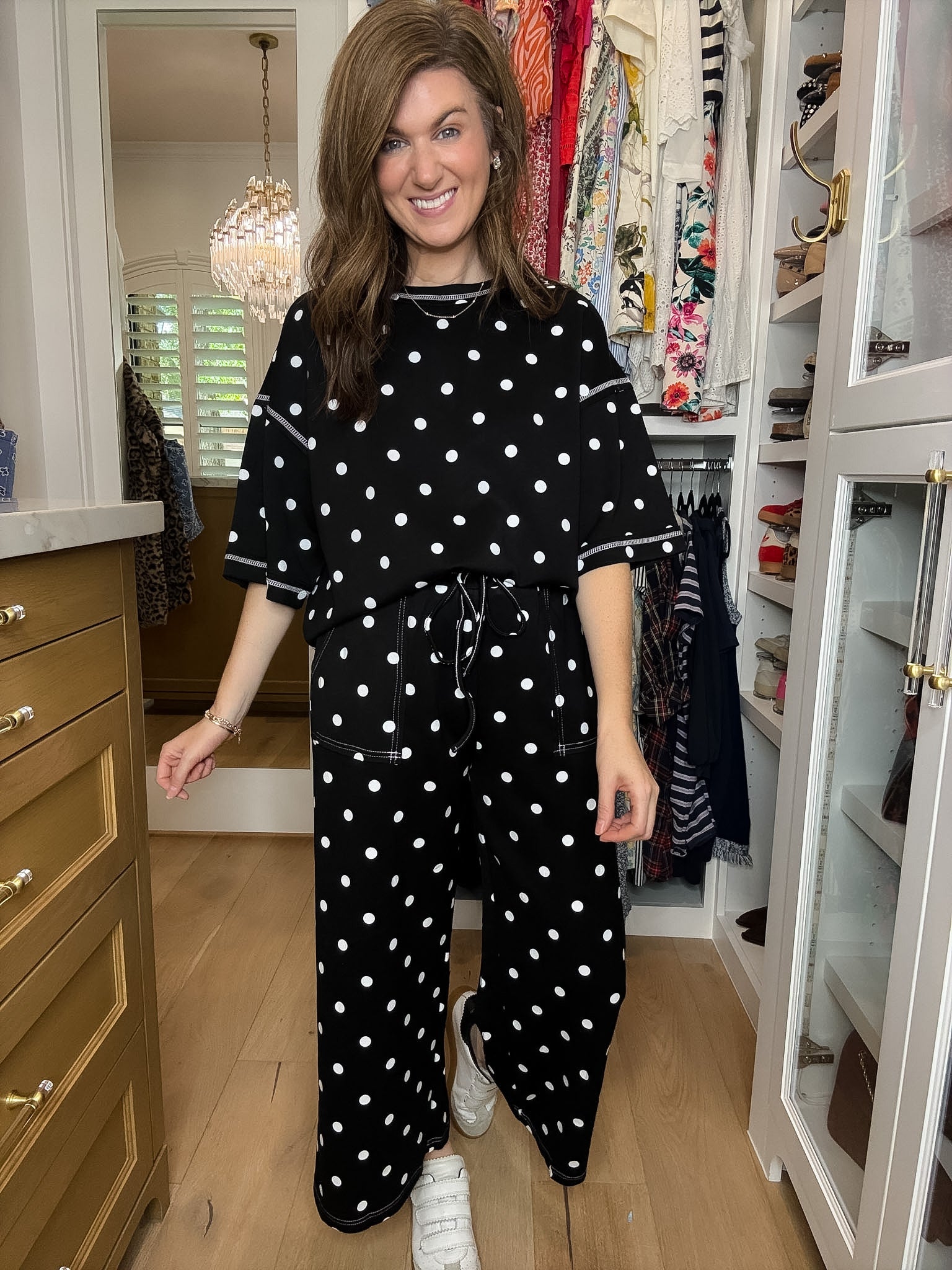 Perfectly Spotted Set in Black