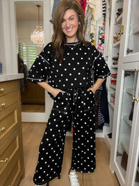 Perfectly Spotted Set in Black