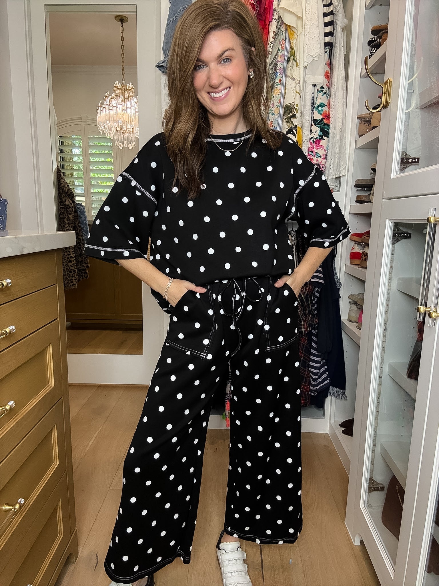 Perfectly Spotted Set in Black