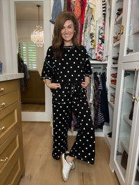Perfectly Spotted Set in Black