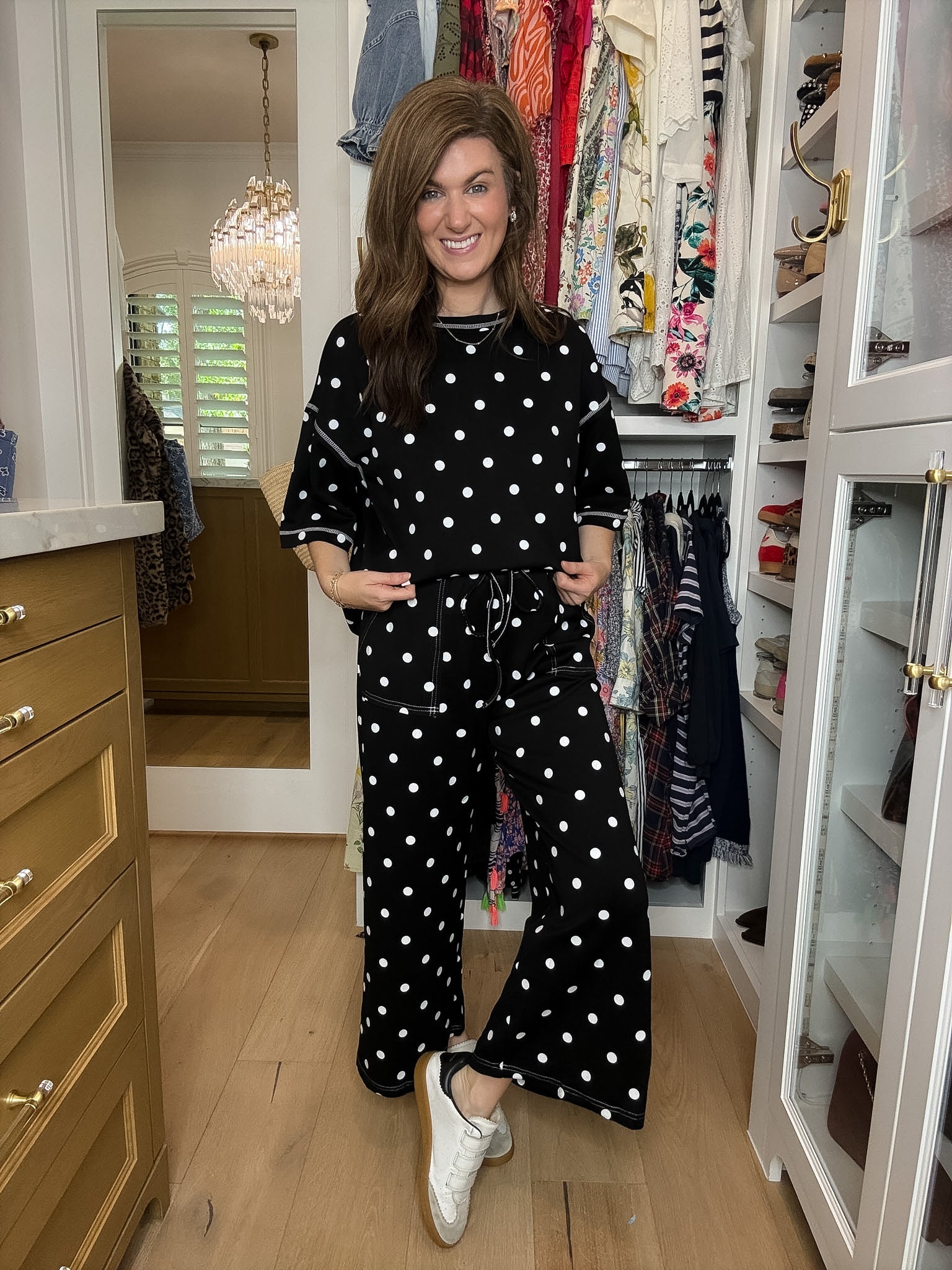 Perfectly Spotted Set in Black