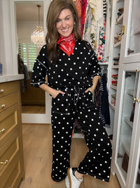 Perfectly Spotted Set in Black