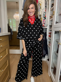 Perfectly Spotted Set in Black