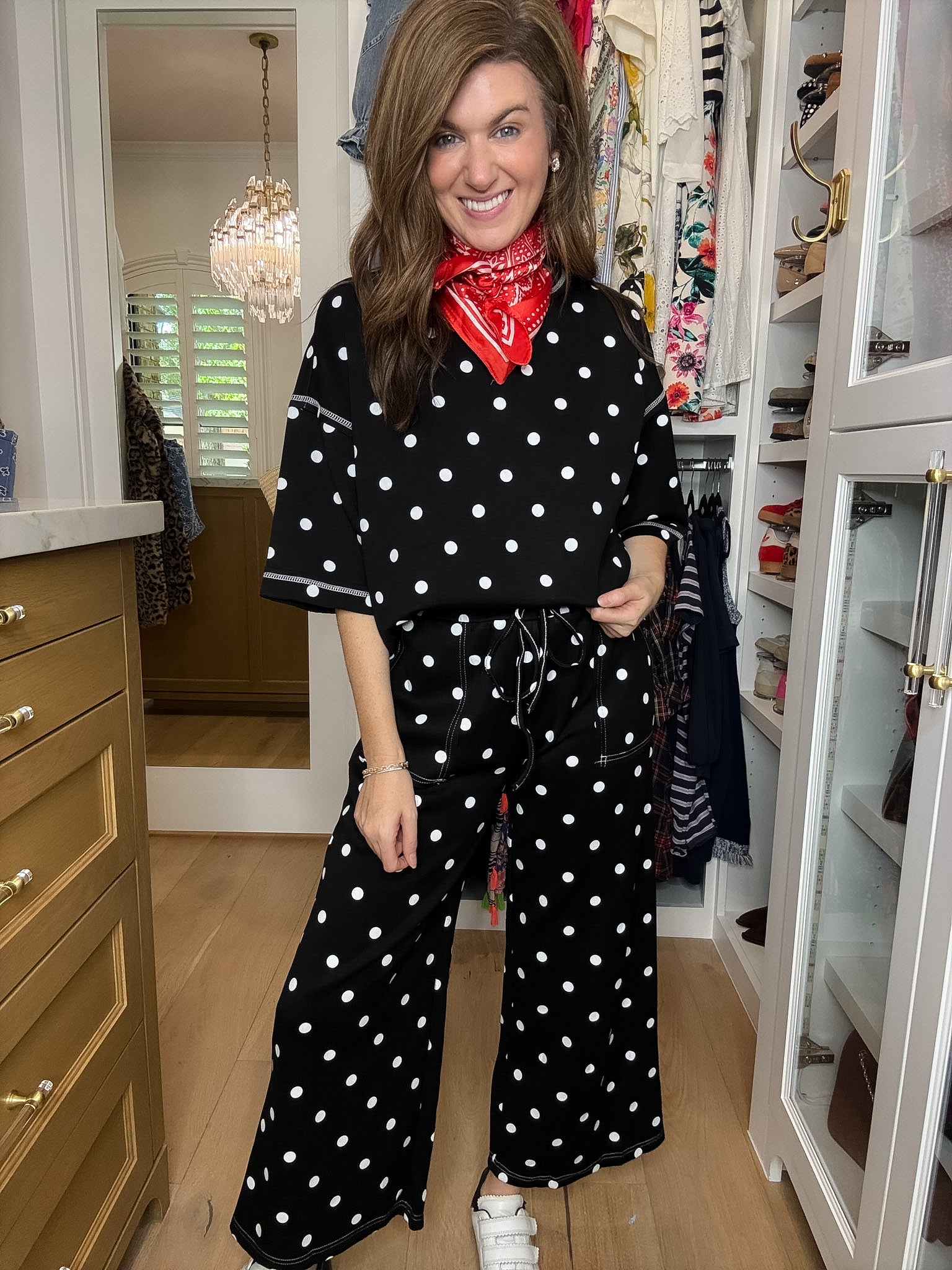 Perfectly Spotted Set in Black