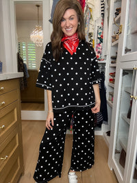 Perfectly Spotted Set in Black