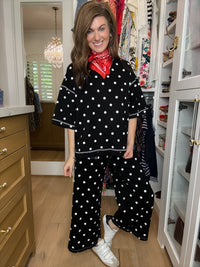 Perfectly Spotted Set in Black