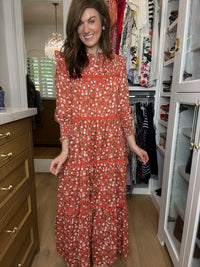 Autumn Keepsake Floral Maxi Dress