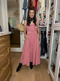 Sweet Tradition Gingham Maxi Dress