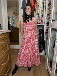 Sweet Tradition Gingham Maxi Dress
