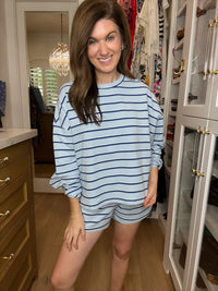 The Leisure Club Striped Set