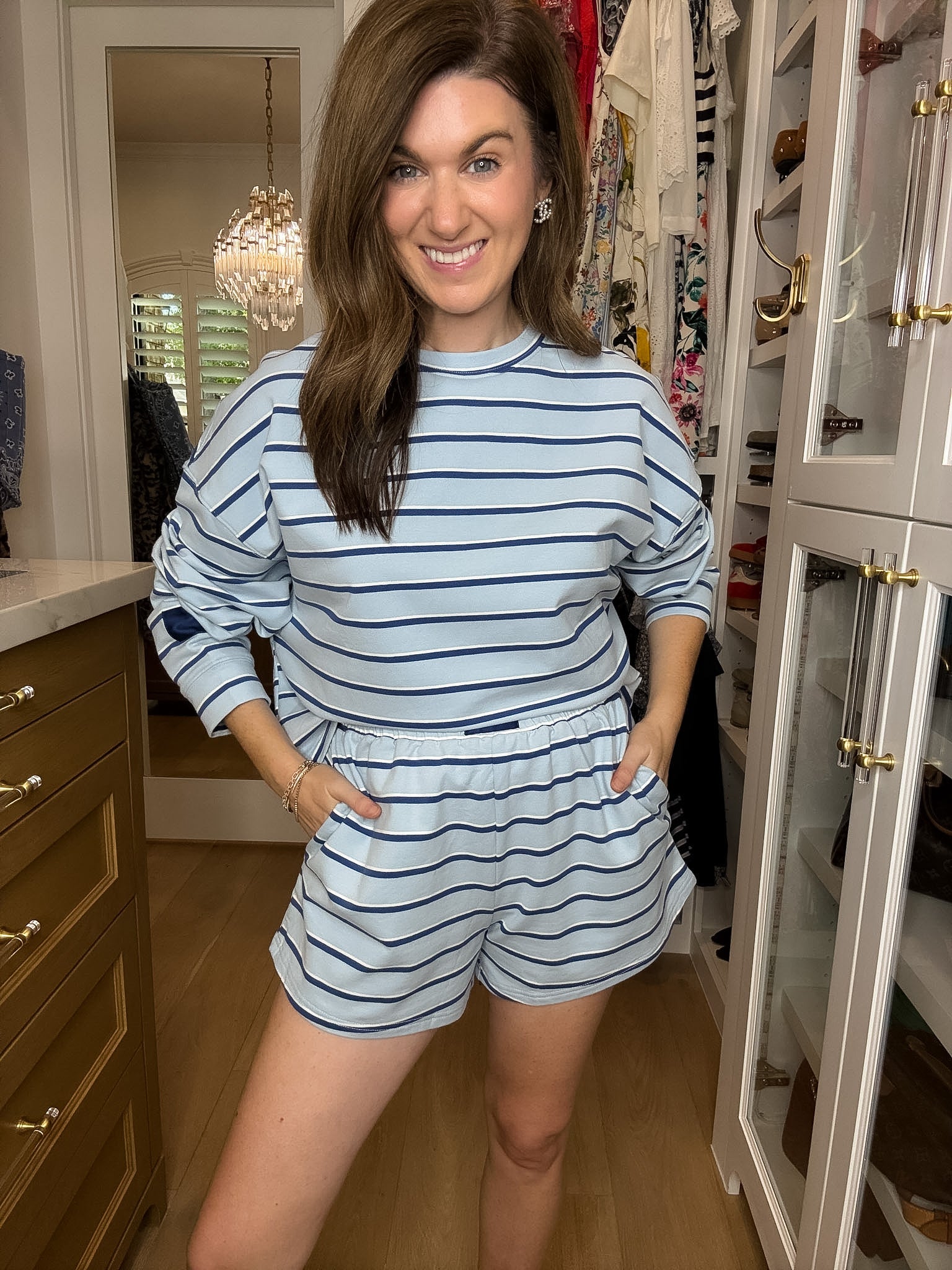 The Leisure Club Striped Set