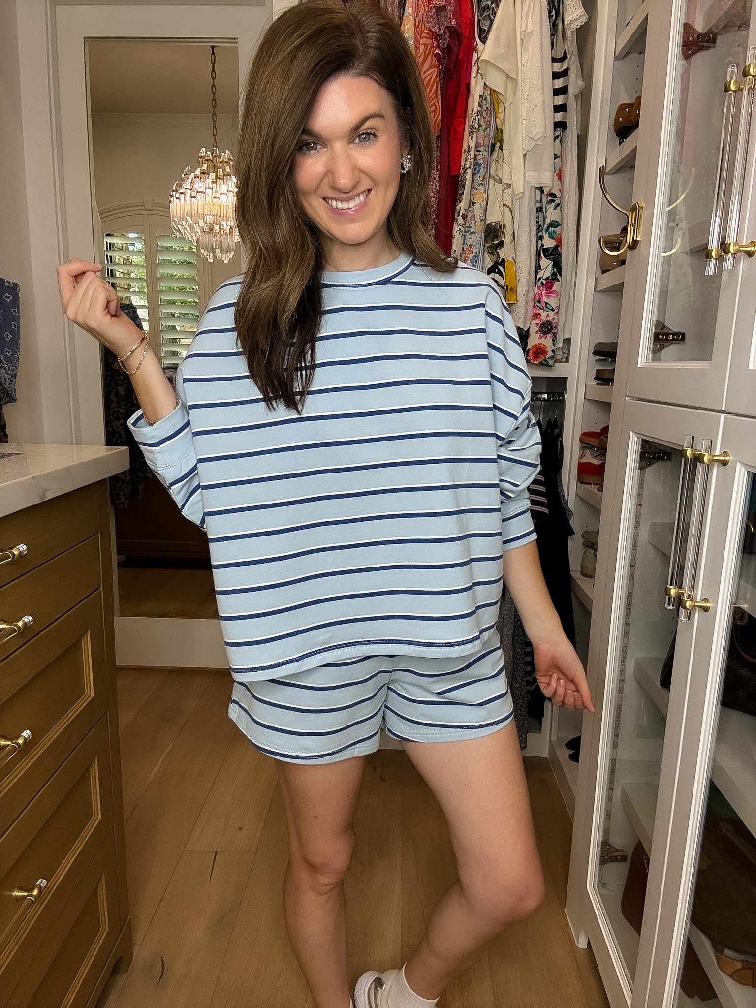 The Leisure Club Striped Set