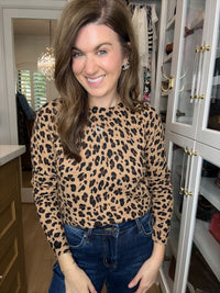 Worth the Wild Leopard Sweater