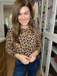 Worth the Wild Leopard Sweater