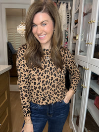 Worth the Wild Leopard Sweater