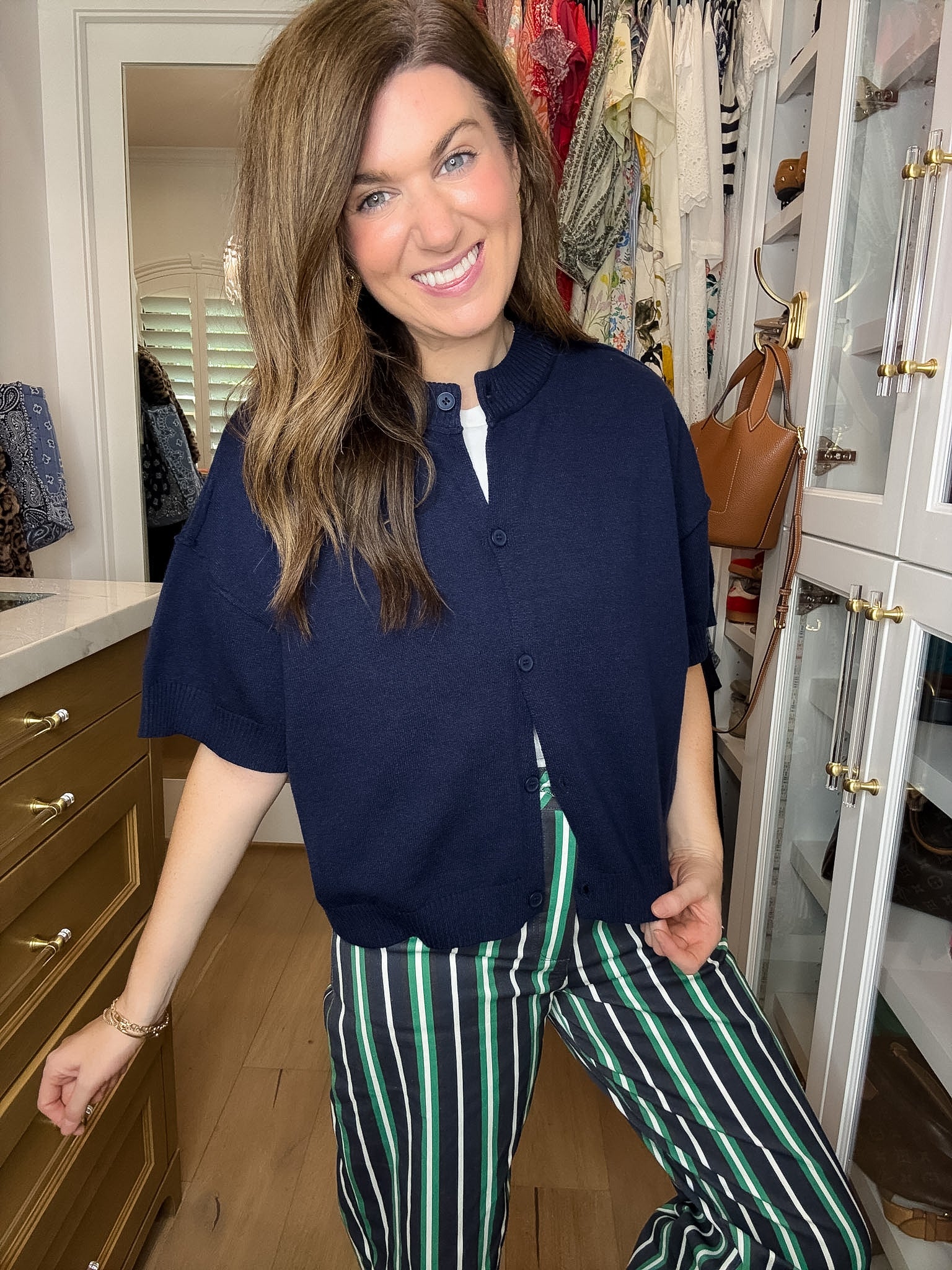 The Style Standard Cardigan in Navy