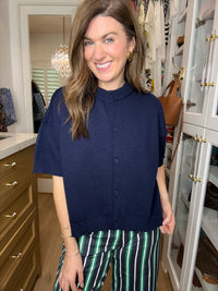 The Style Standard Cardigan in Navy