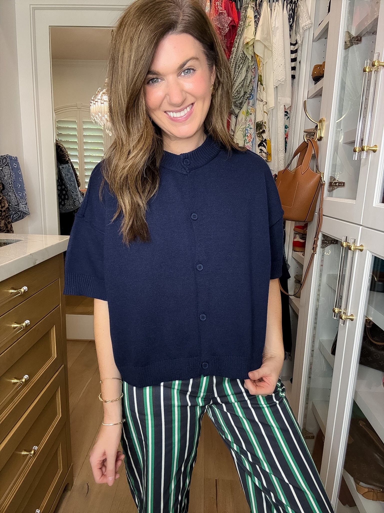 The Style Standard Cardigan in Navy