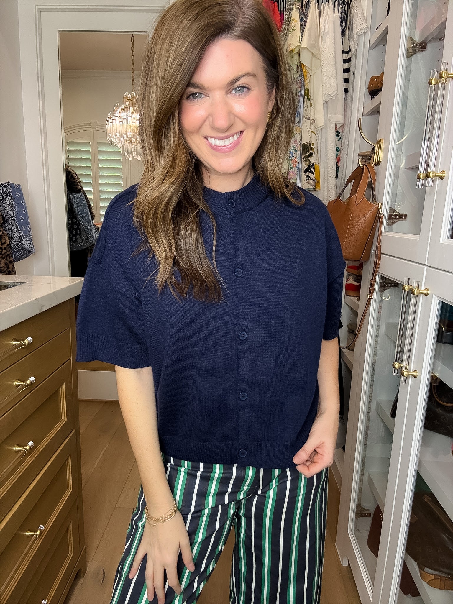 The Style Standard Cardigan in Navy