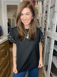 Timeless Charm Top in Black