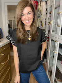 Timeless Charm Top in Black