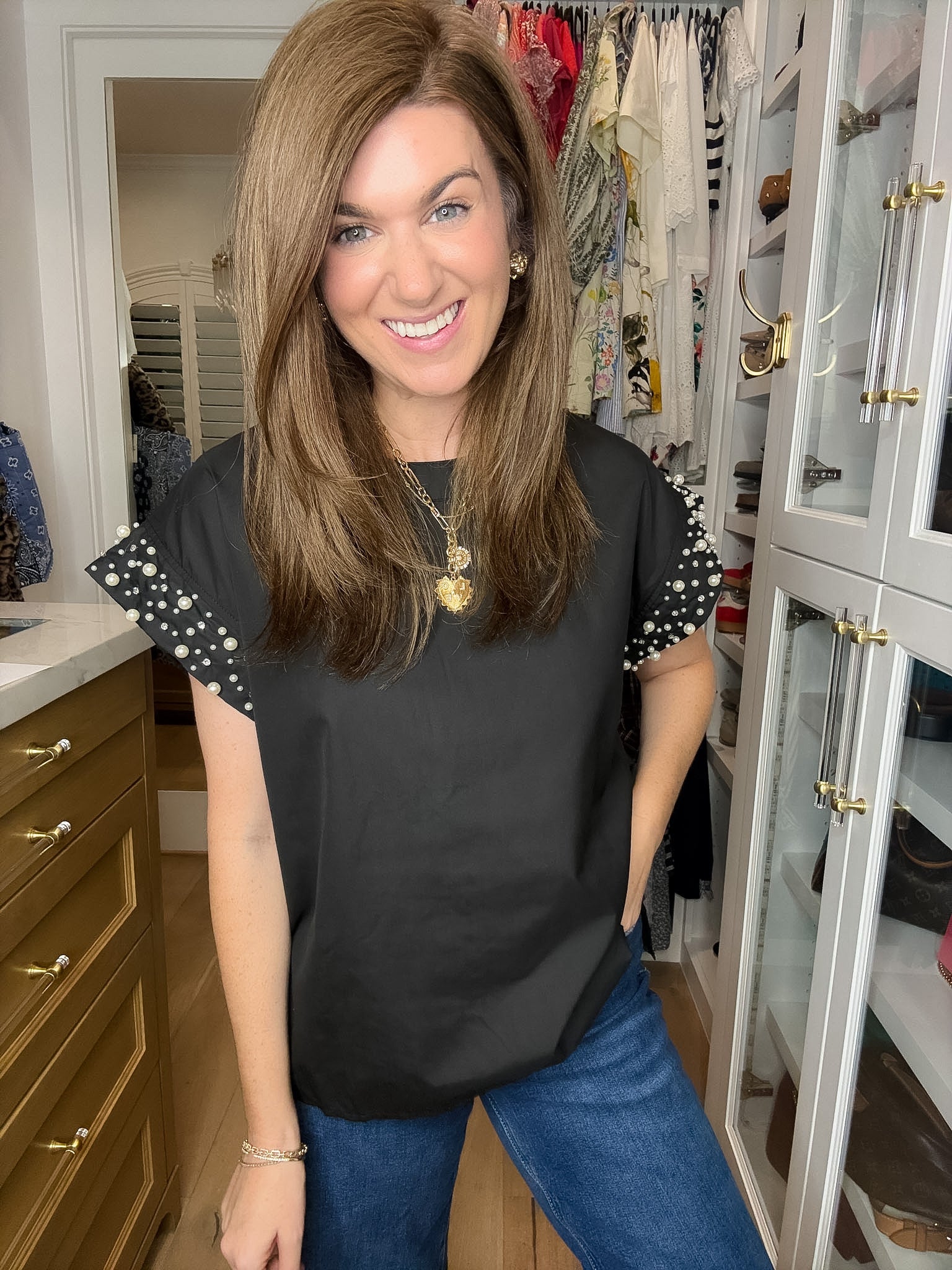 Timeless Charm Top in Black