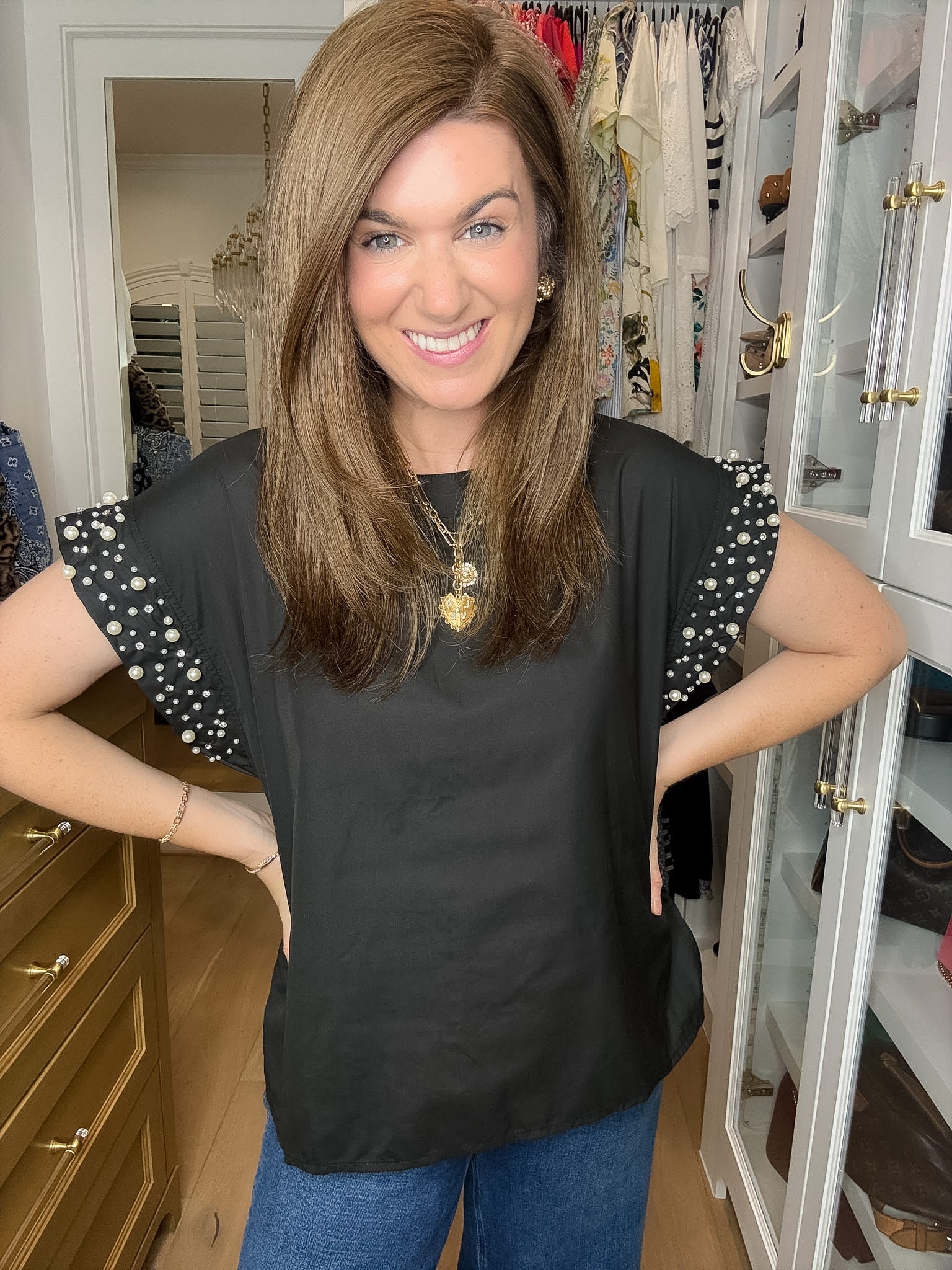 Timeless Charm Top in Black
