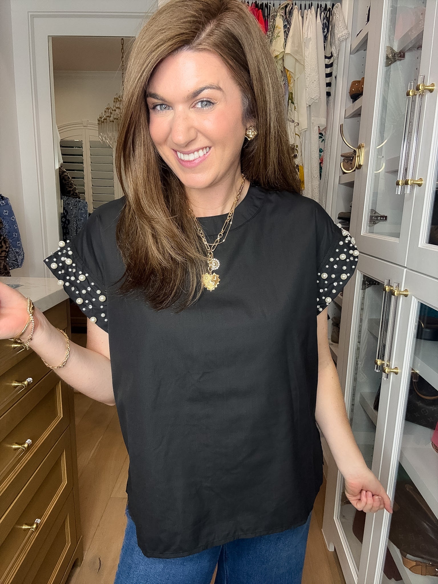 Timeless Charm Top in Black