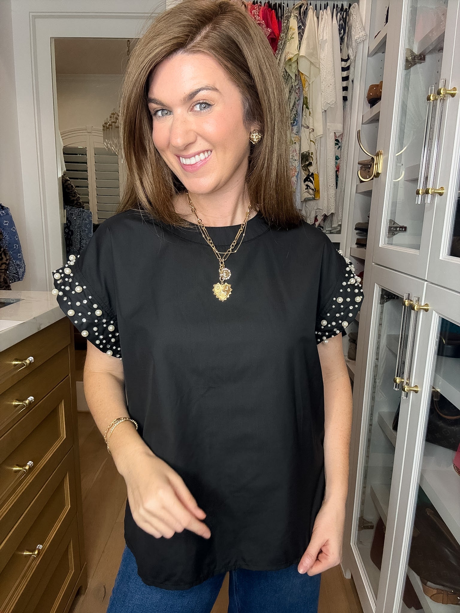 Timeless Charm Top in Black