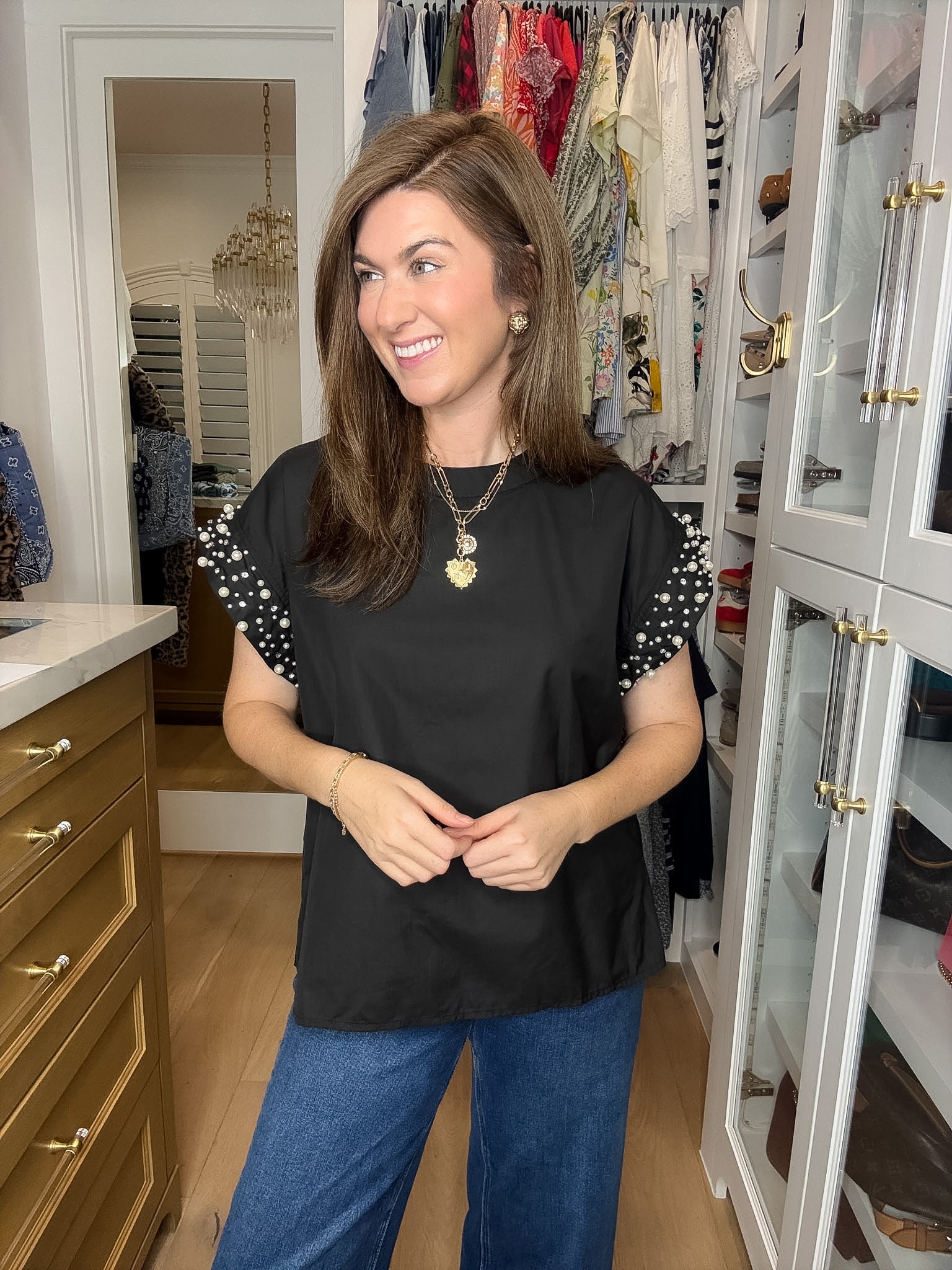 Timeless Charm Top in Black