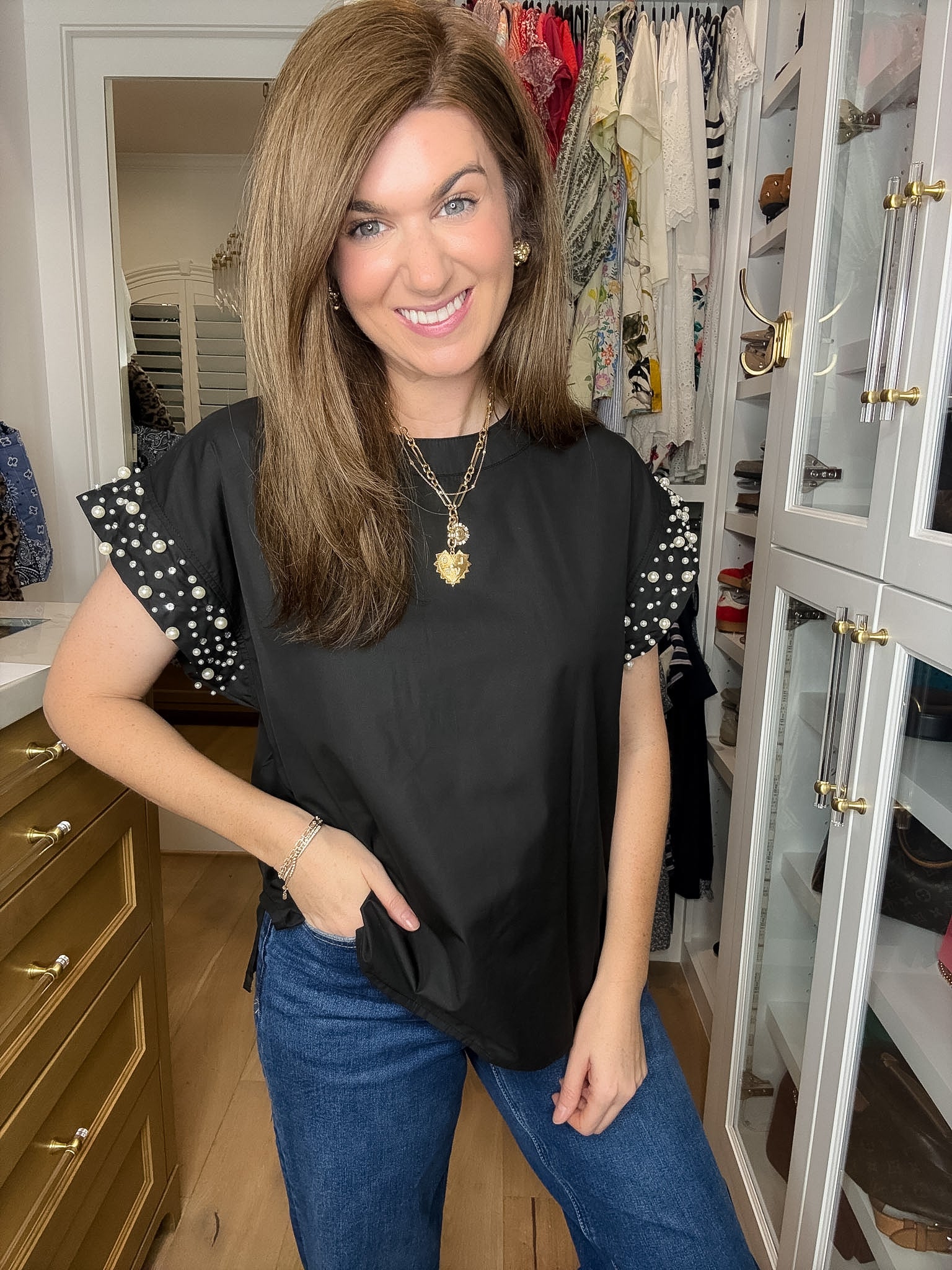 Timeless Charm Top in Black