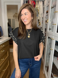 Timeless Charm Top in Black