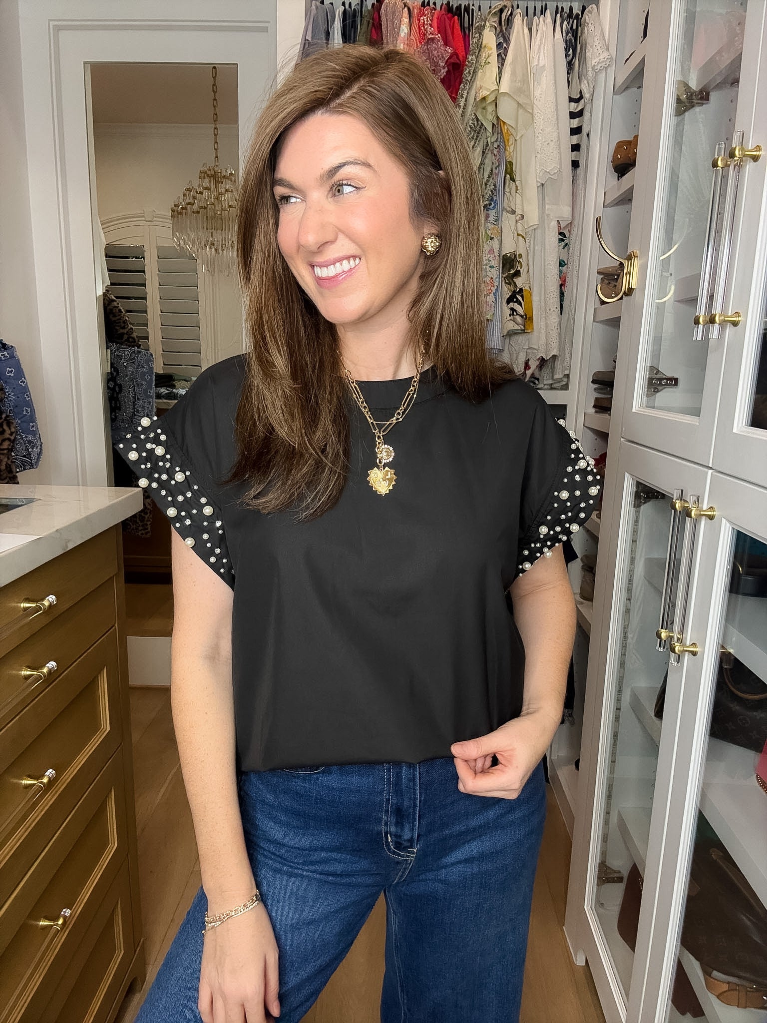 Timeless Charm Top in Black