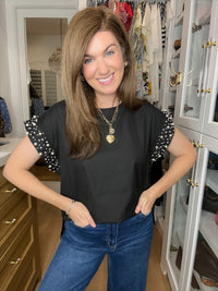 Timeless Charm Top in Black