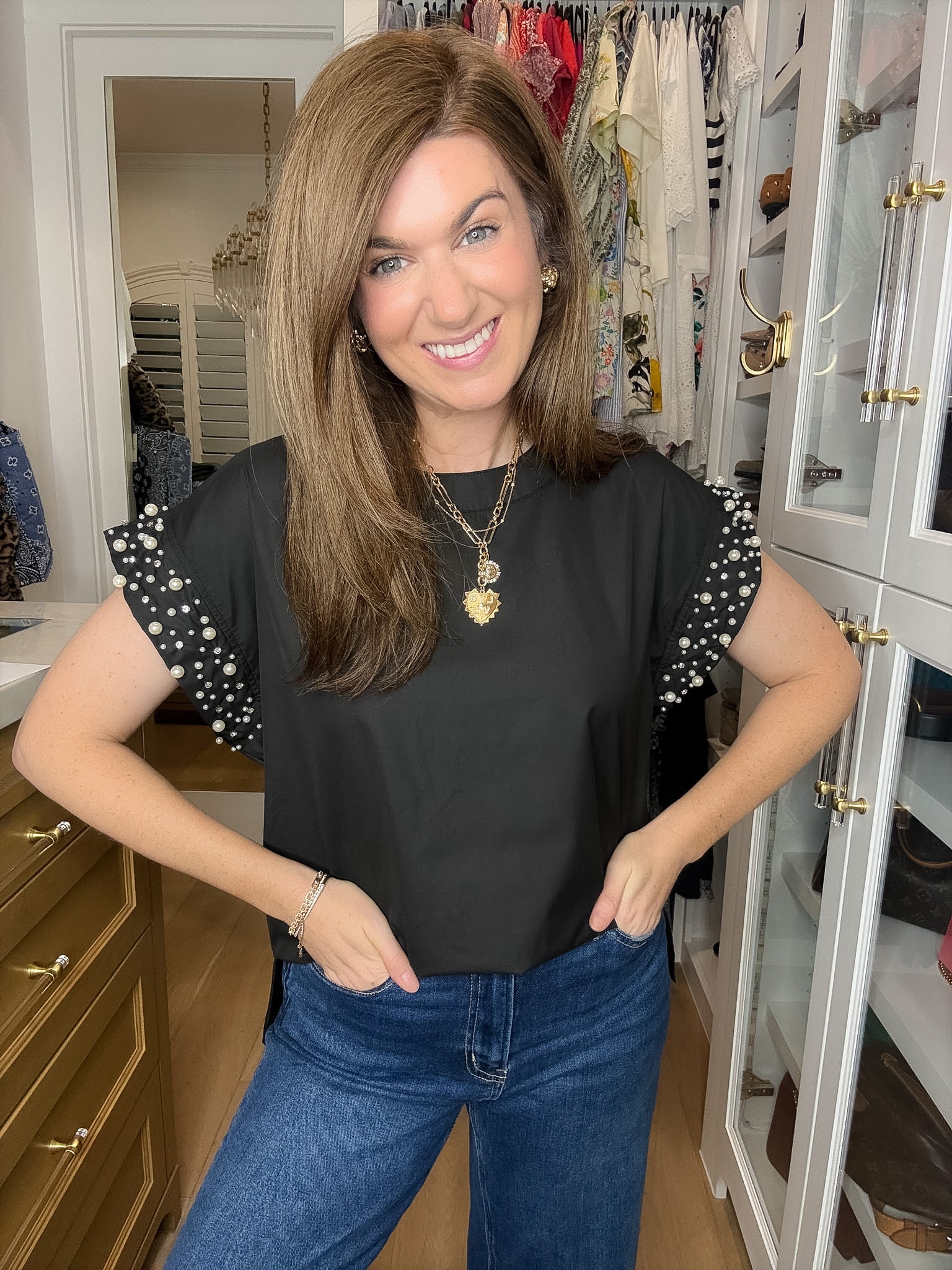 Timeless Charm Top in Black