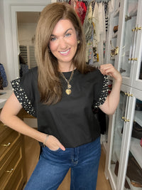 Timeless Charm Top in Black