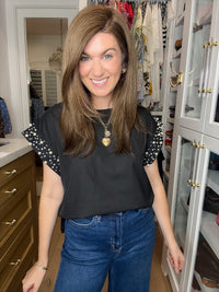 Timeless Charm Top in Black