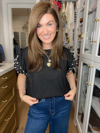 Timeless Charm Top in Black