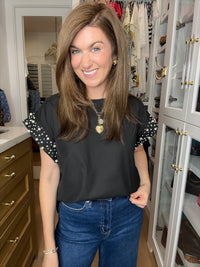 Timeless Charm Top in Black