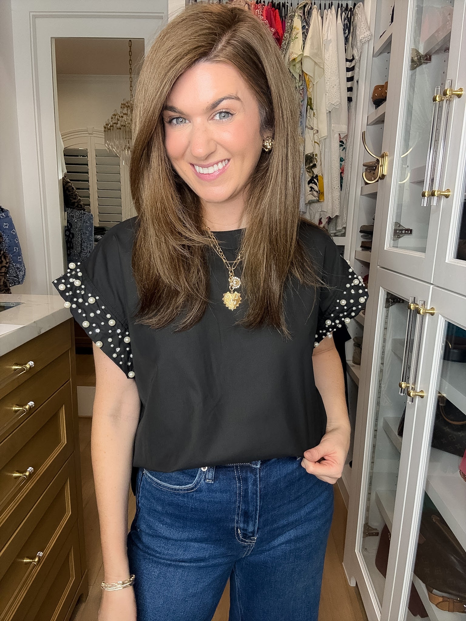 Timeless Charm Top in Black
