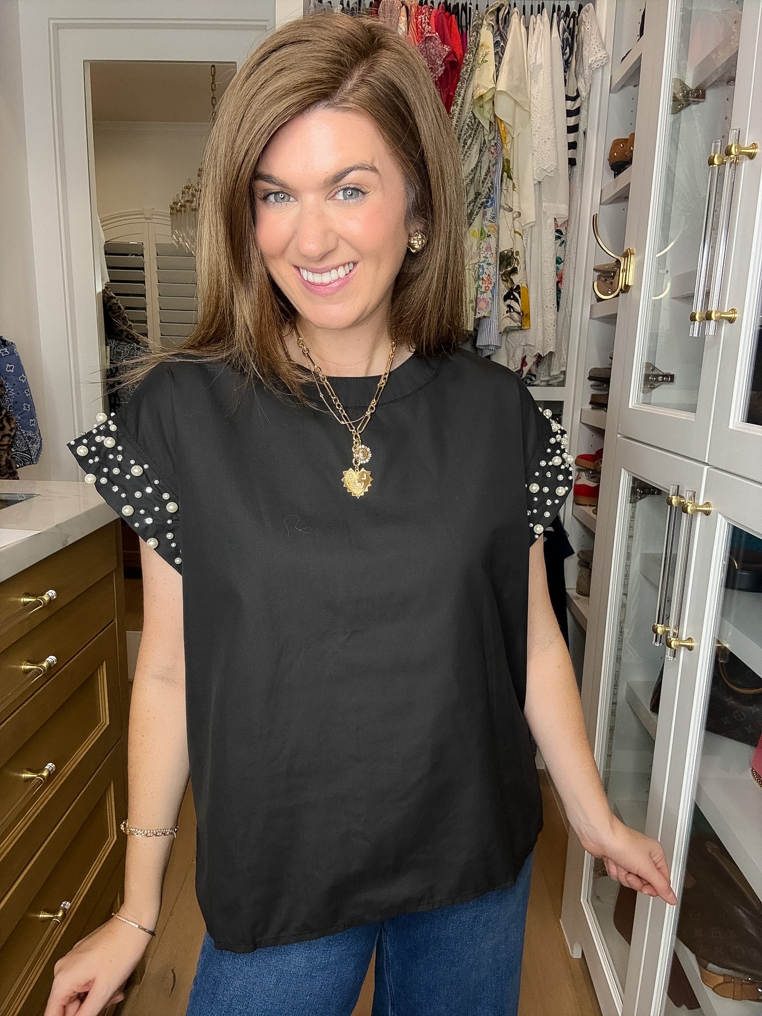Timeless Charm Top in Black
