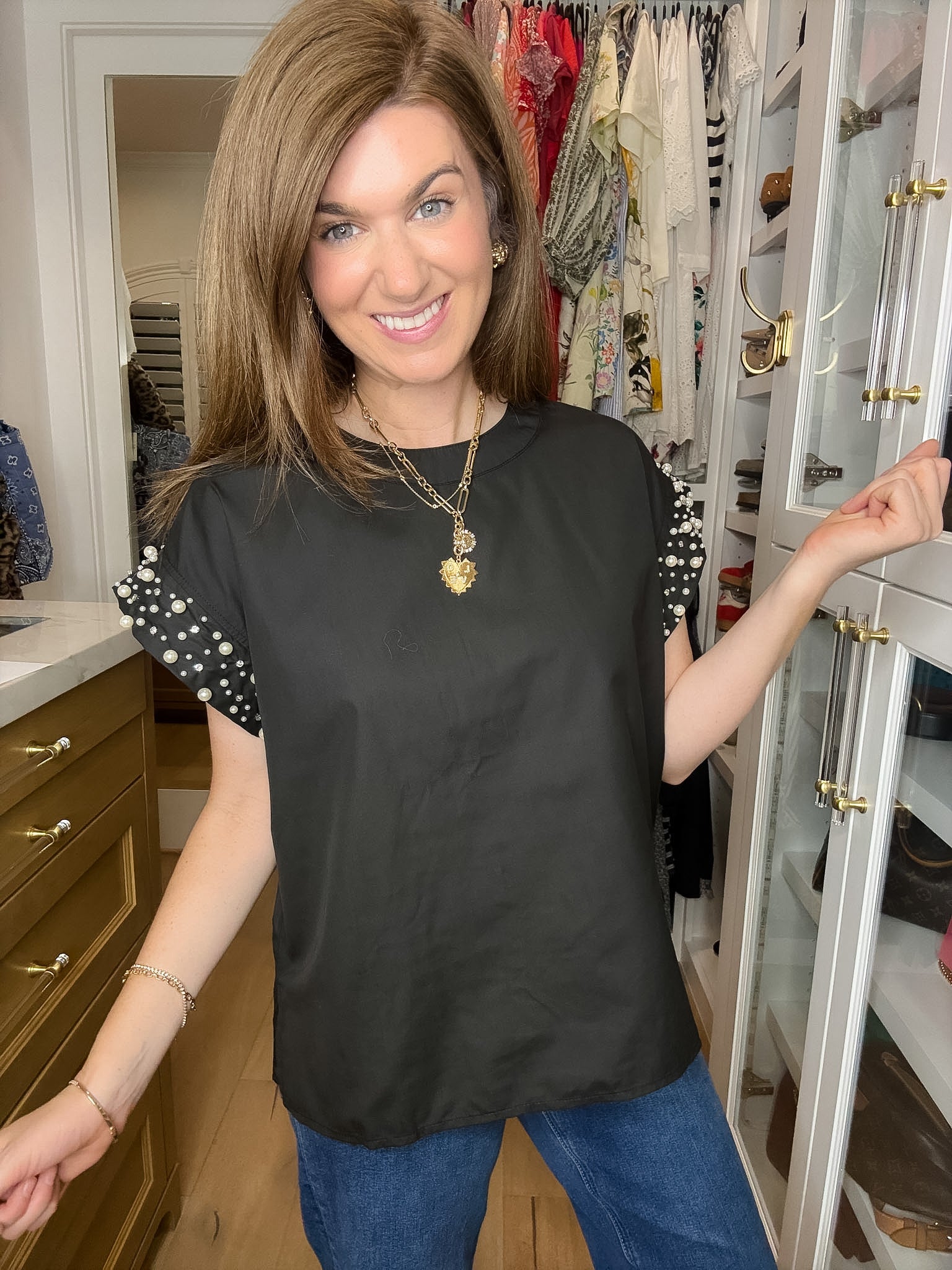 Timeless Charm Top in Black