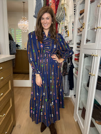 Ever After Midi Dress in Navy