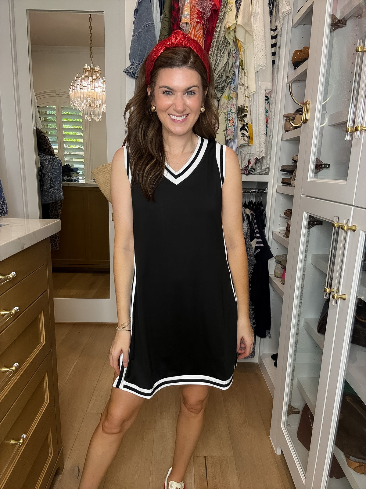 Sideline Tunic Biker Set in Black