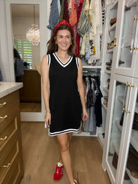 Sideline Tunic Biker Set in Black
